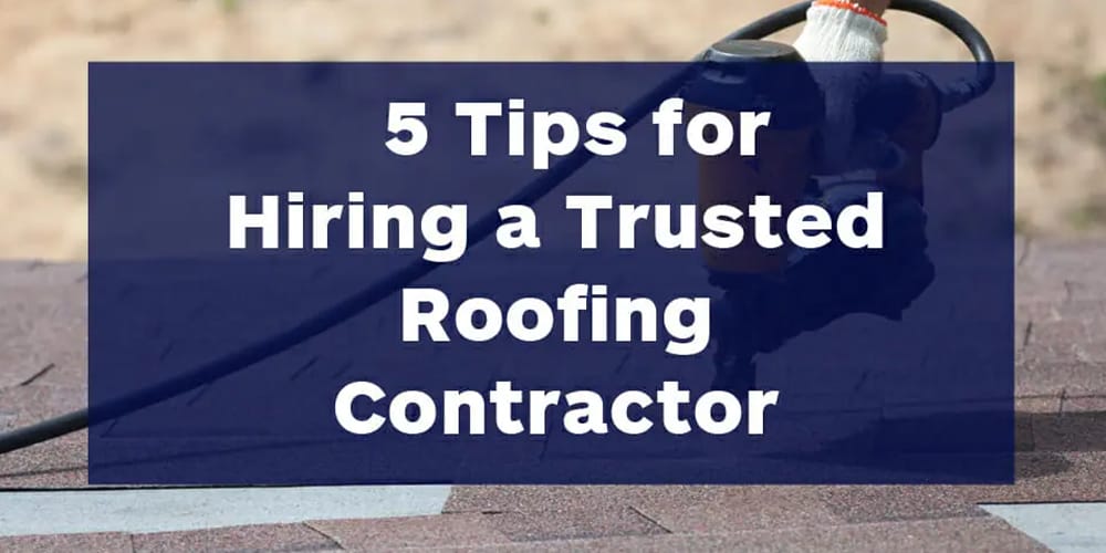 Hiring Trusted Roofing Contractor